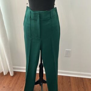 White House Black Market Dark Green Trousers